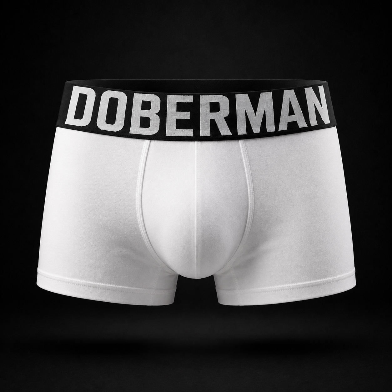 Cueca boxer branca Doberman