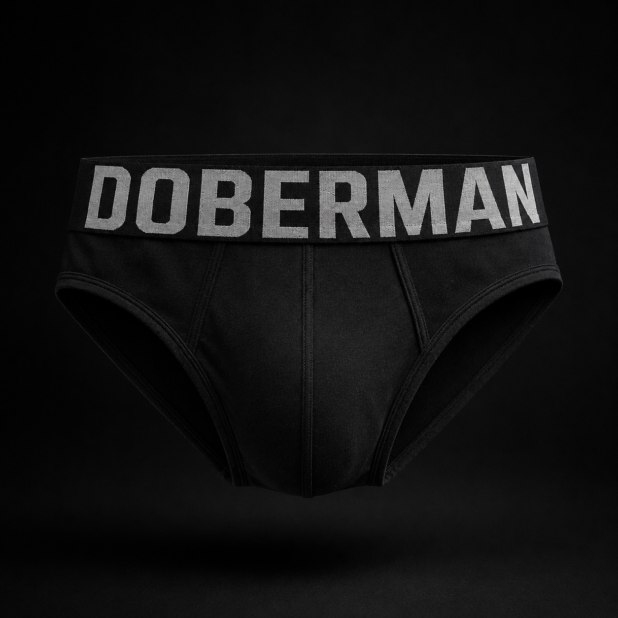 Cueca slip preta Doberman